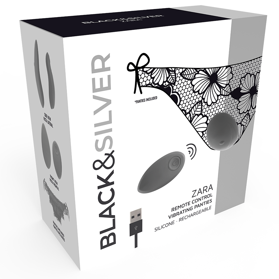 BLACK&SILVER - ESTIMULADOR DE CONTROLE REMOTO ZARA COM CALA GRTIS - Image 3